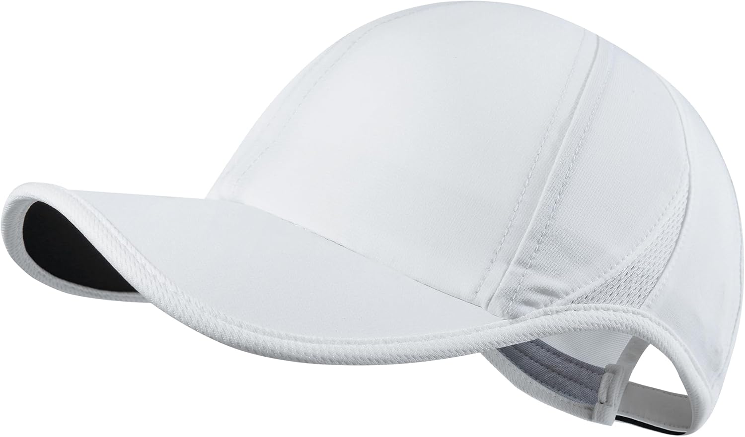 Performance Running Hat, Stretchy Fabric with Vented Mesh for Outdoor Workouts
